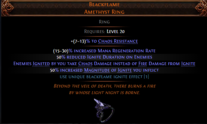 Blackflame Ring